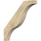 Ekena Millwork 6"W x 42"D x 42"H Funston Rough Sawn Knee Brace, Douglas Fir BRC06X42X42FST00RDF - alternate 1